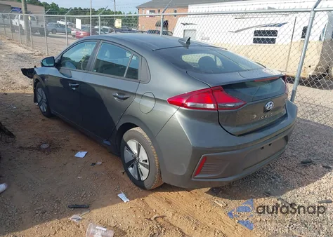 2020 Hyundai Ioniq Hybrid Blue z USA, uszkodzony, nr VIN KMHC65LC4LU227313